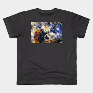 Red Panda In A Tree Kids T-Shirt